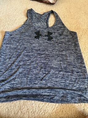 Under Armour Women’s Navy Space-Dye Racerback Tank